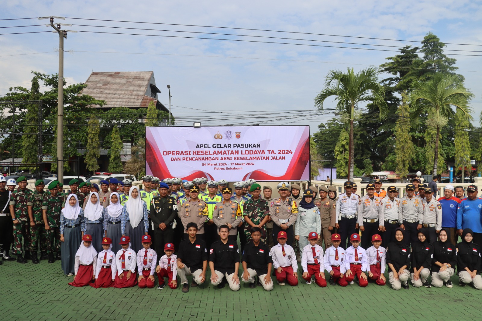 Tingkatkan Kesadaran Disiplin Berlalulintas, Polres Sukabumi Gelar Operasi Keselamatan Lodaya 2024