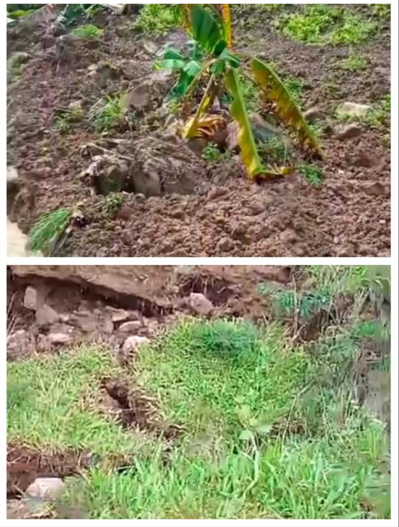 Bencana Alam Longsor Terjadi Di Desa Sukamulya Kec Sukamakmur Kab. Bogor