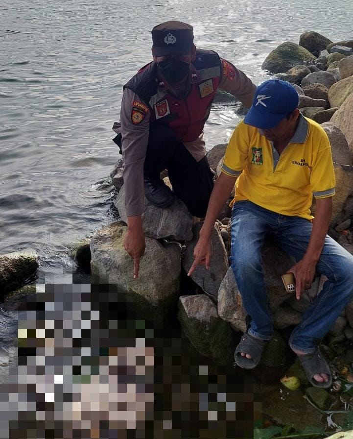 Reaksi Cepat Polres Simalungun Evakuasi Potongan Tubuh Manusia, Diseret Banjir Bandang ke Danau Toba