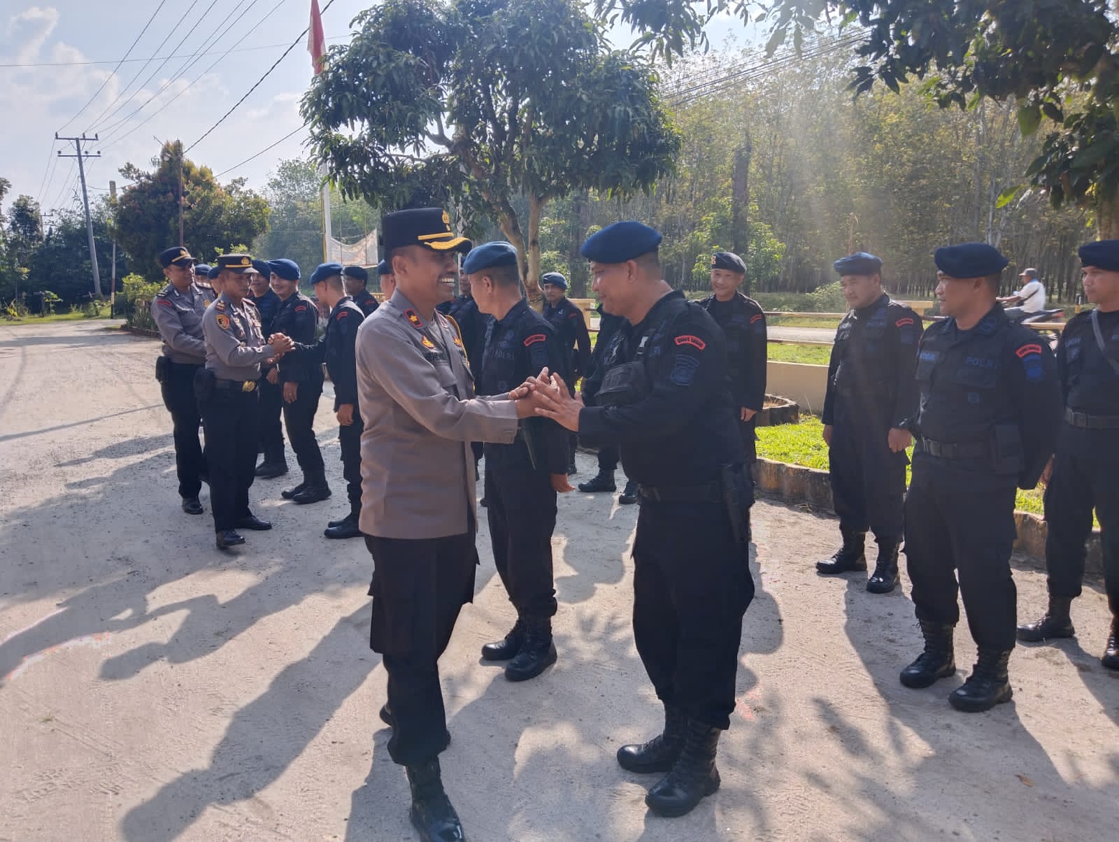 Sukses Amankan Pemilu 2024 di Simalungun, Polres Gelar Apel Pelepasan Personil Brimob
