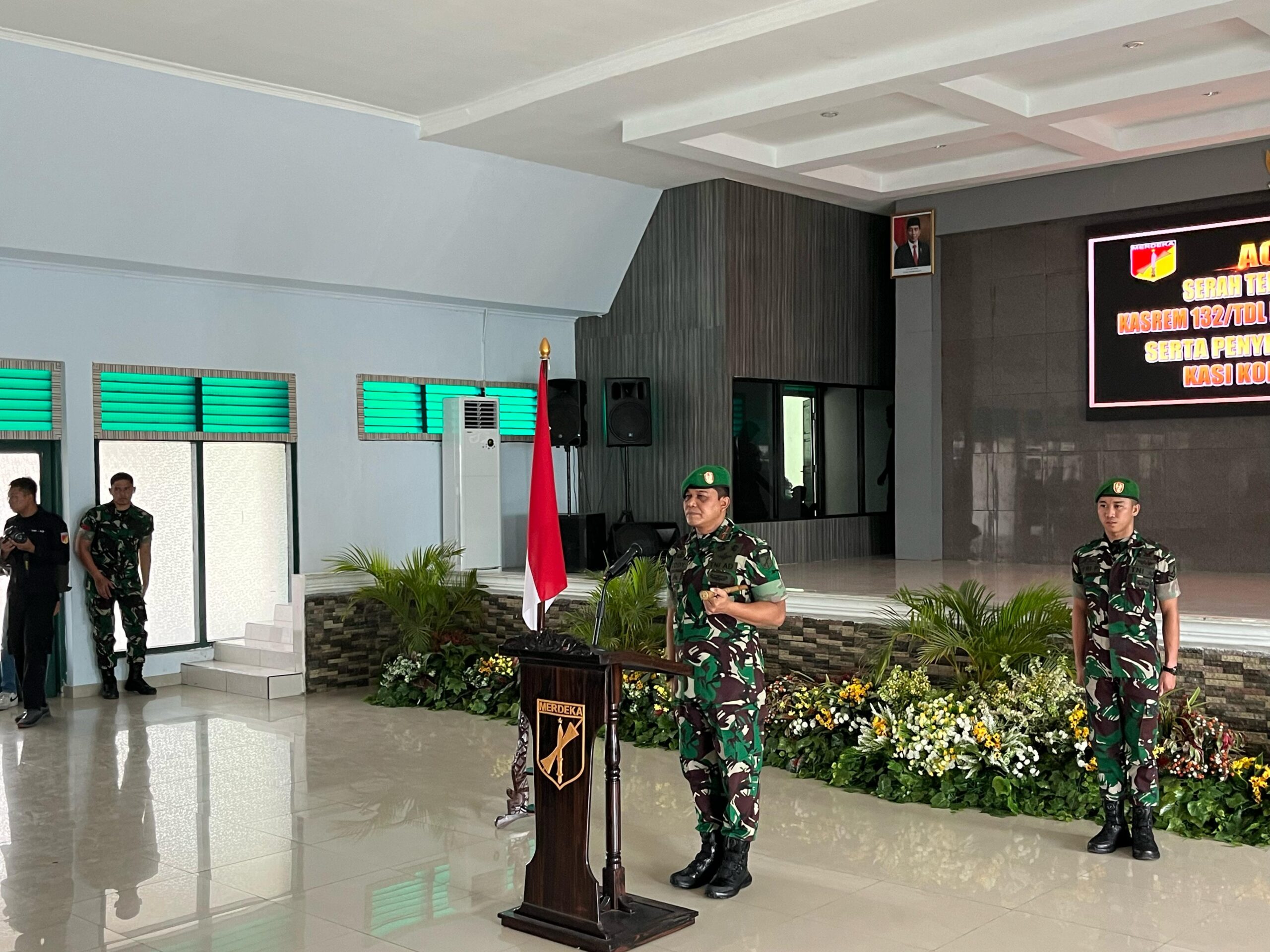 Pimpin Sertijab, Danrem 132/Tdl : Satuan Korem 132/Tdl Adalah Satuan Besar Yang Punya Sejarah Pengorbanan