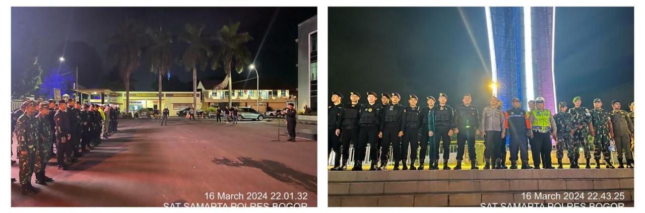 Polres Bogor 3 Pilar Laksanakan Patroli KRYD Gabungan Menjelang Sahur Di Bulan Ramadhan Jaga Kondusifitas Wilayah Hukum Kabupaten Bogor
