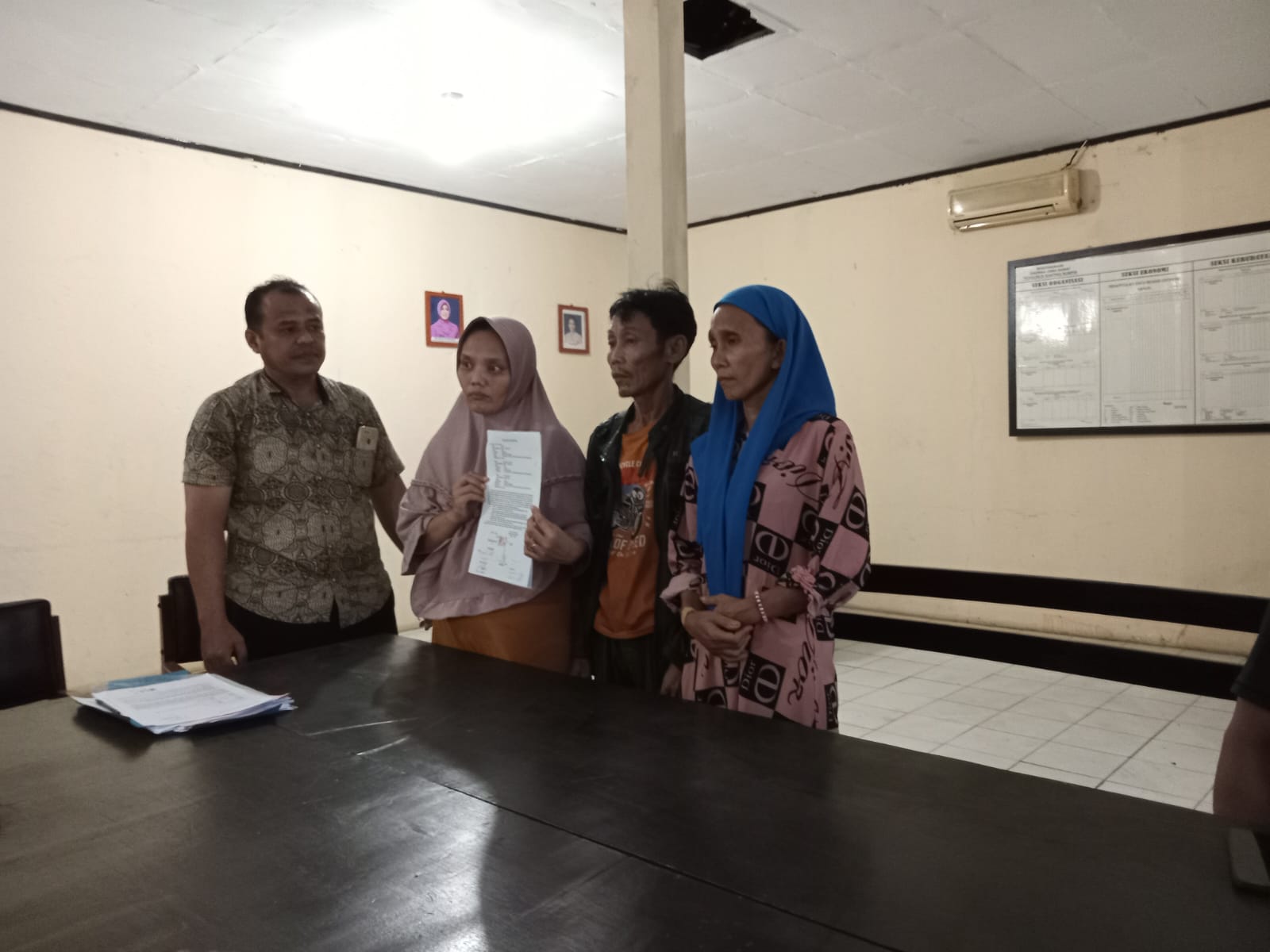 Polsek Rumpin Dampingi Penyelesaian Damai Kasus KDRT Melalui Mediasi