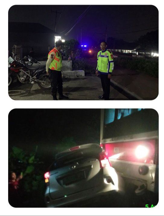 Kecelakaan Kereta Api di Parungpanjang Menimpa Mobil Toyota Avanza Tidak Ada Korban Jiwa Hanya Materi