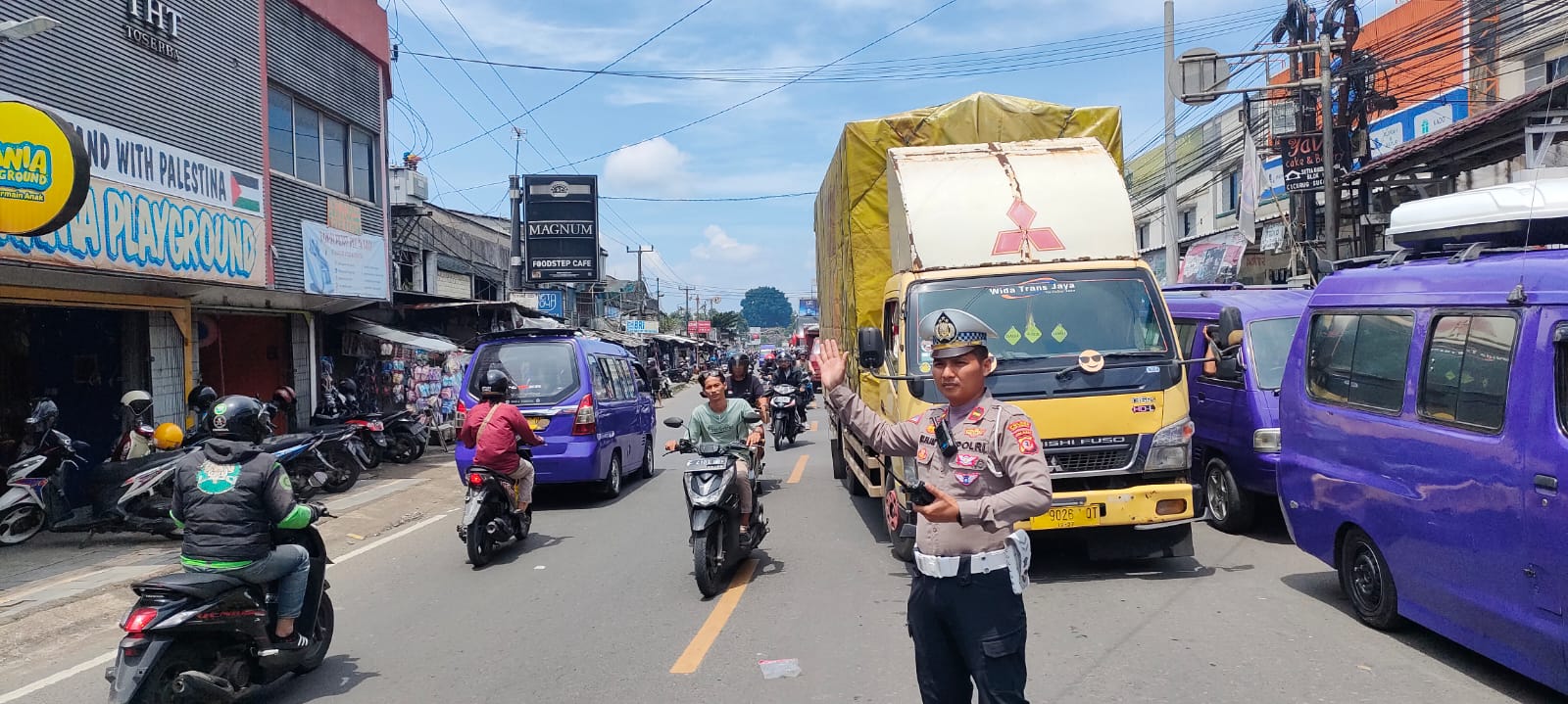 Polres Sukabumi Gelar Kegiatan CB One Way dalam Rangka Ops Ketupat Lodaya 2024