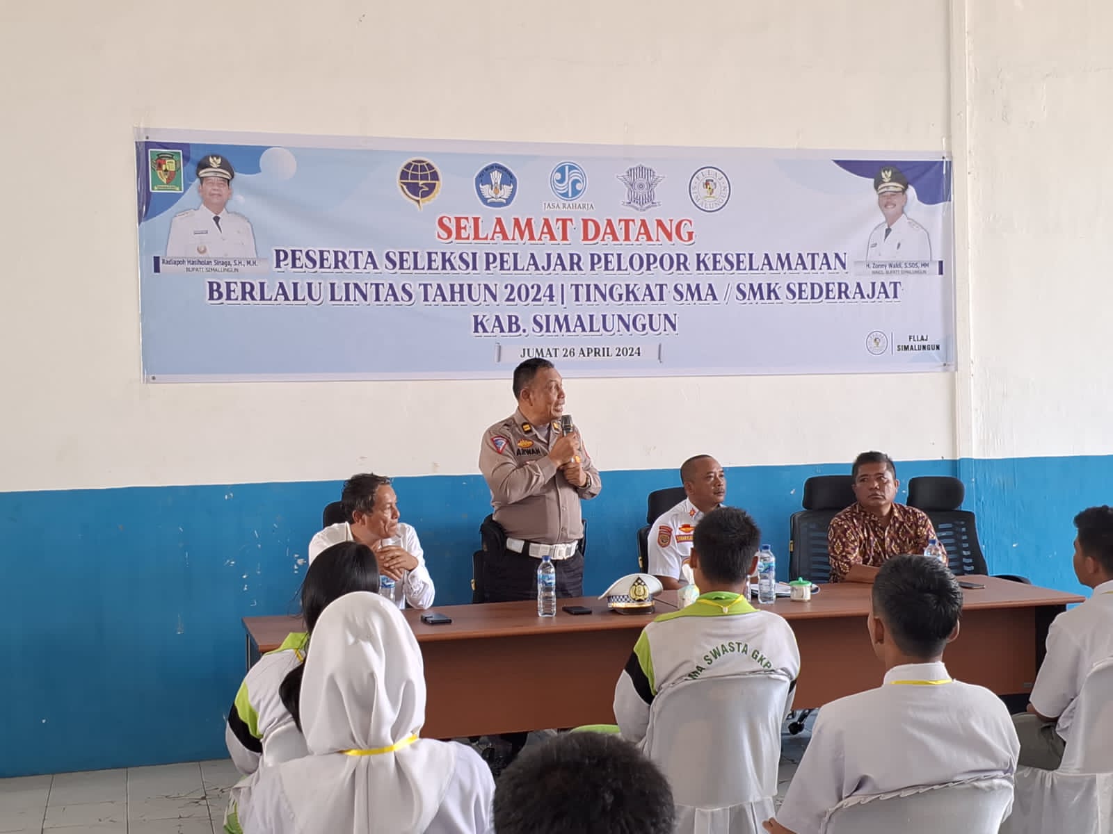 Sat Lantas Polres Simalungun Memggelar Seleksi Pelajar Pelopor Keselamatan Berlalulintas, Tingkatkan Kesadaran Tertib Lalu Lintas