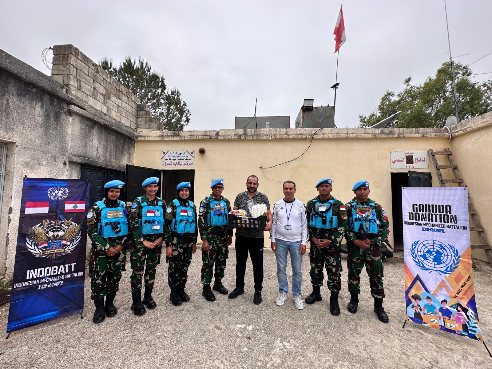 Pengobatan Gratis (Medical Camp) Satgas Yonmek TNI Konga XXIII-R Unifil, Menyasar Frun Village Nabatiyeh Sout of Lebanon