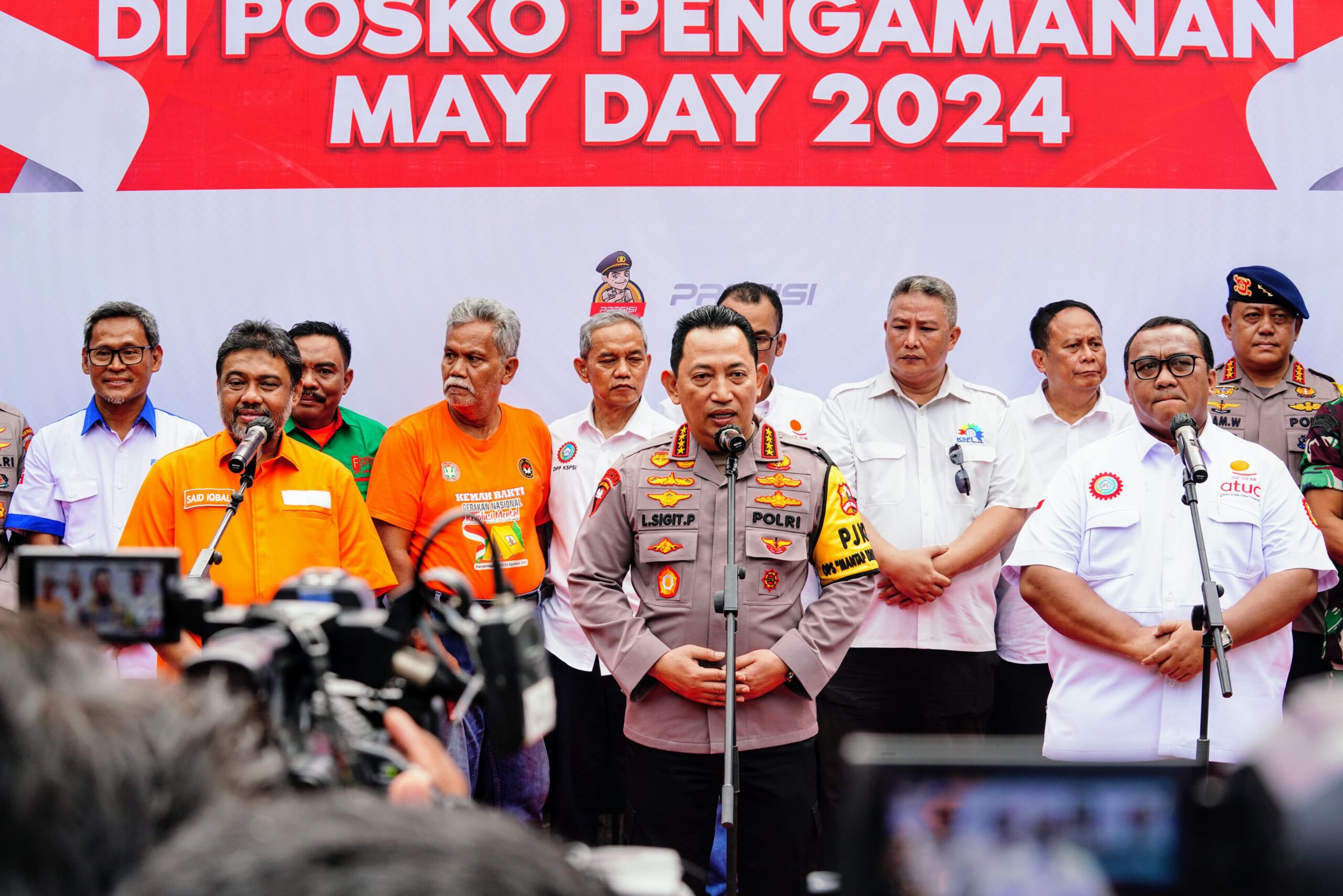 Komitmen Kapolri di Aksi May Day: Bentuk Timsus untuk Lindungi dan Kawal Hak Buruh