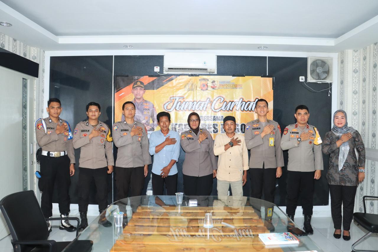 PROGRAM JUMAT CURHAT POLRES BOGOR TERUS SIGAP ATASI ADUAN MASYARAKAT KABUPATEN BOGOR