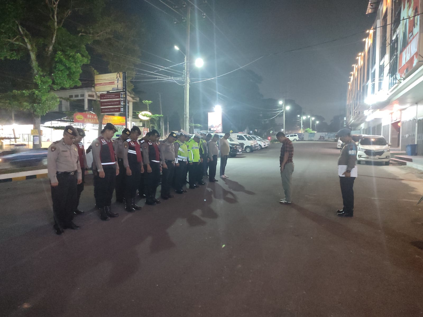 Pengamanan Malam Minggu, Polres Simalungun Gelar Patroli Skala Besar di Lokasi Rawan