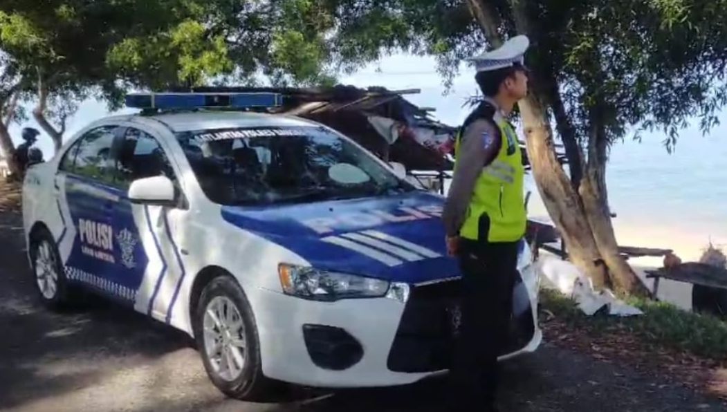 Patroli Objek Wisata langkah Aman Sat Lantas Pores Bangka Barat jaga Ketertiban Masyarakat