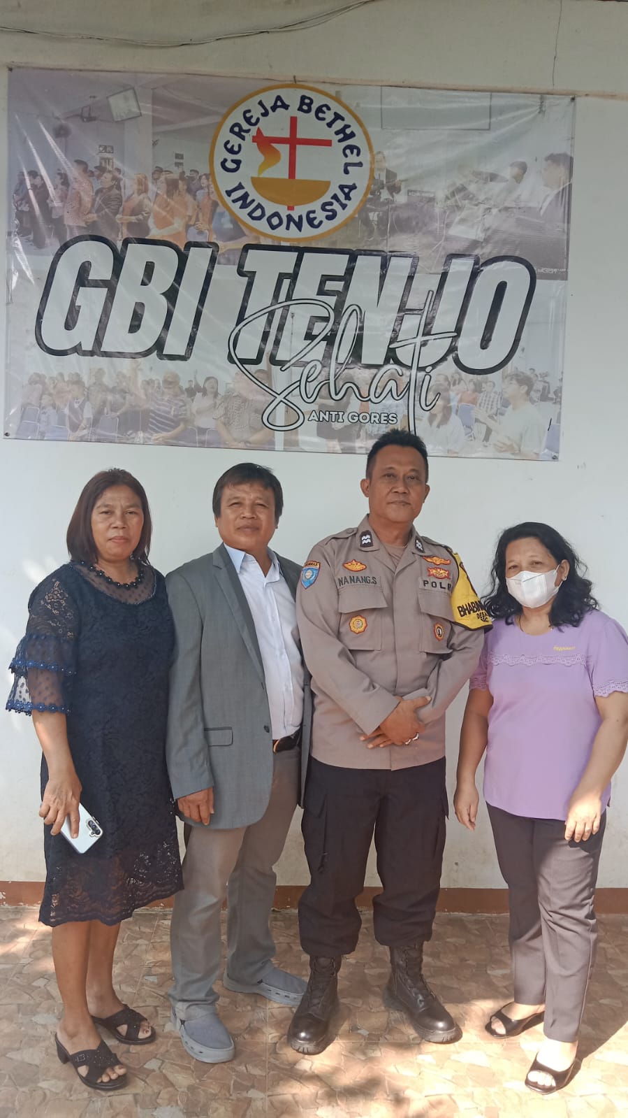 Polsek Tenjo Polres Bogor Polda Jabar Bhabinkamtibmas Desa Cilaku Melaksanakan Giat Pam Di Rumah Ibada Gereja Batle Indonesia Dan Berikan Himbauan Kamtibmas