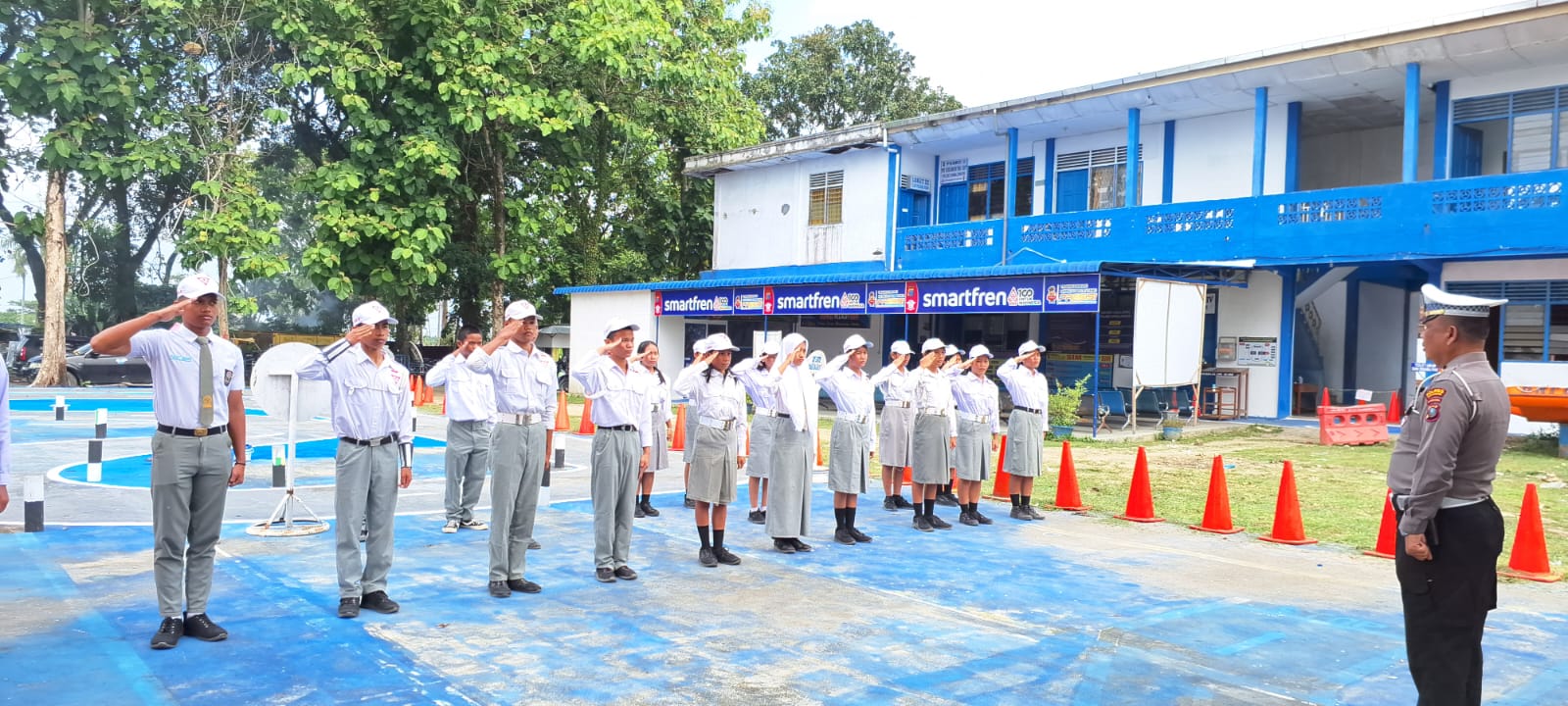 Sat Lantas Polres Simalungun Gelar Pelatihan dan Pembinaan Patroli Keamanan Sekolah