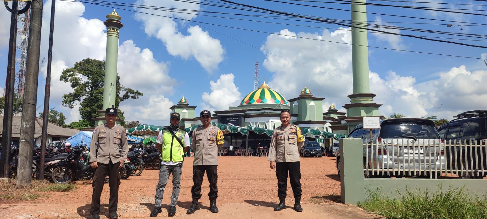 Polsek Kelapa, PAM Giat Walimatusafar Calon Jemaah Haji Kecamatan Kelapa