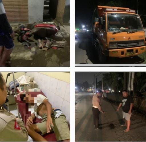 Polsek Parung Panjang bersama Unit Laka Lantas Tangani Cepat Kecelakaan Tragis di Parung Panjang Satu Korban Alami Luka Berat