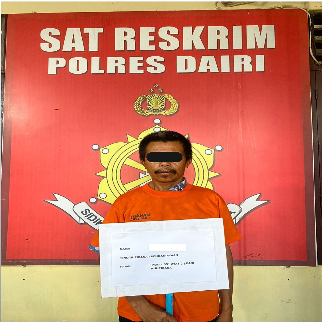 Sat Reskrim Polres Dairi Ringkus Kasus Penganiayaan di Kecamatan Lae Parira