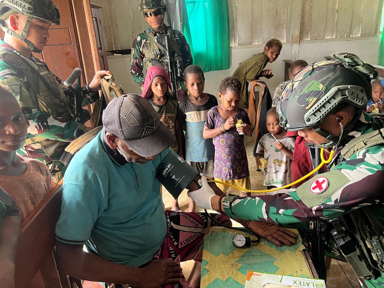 Health Services and Social Services of The Habema Marines Enthusiastically Welcomed by The Kokamu Residents