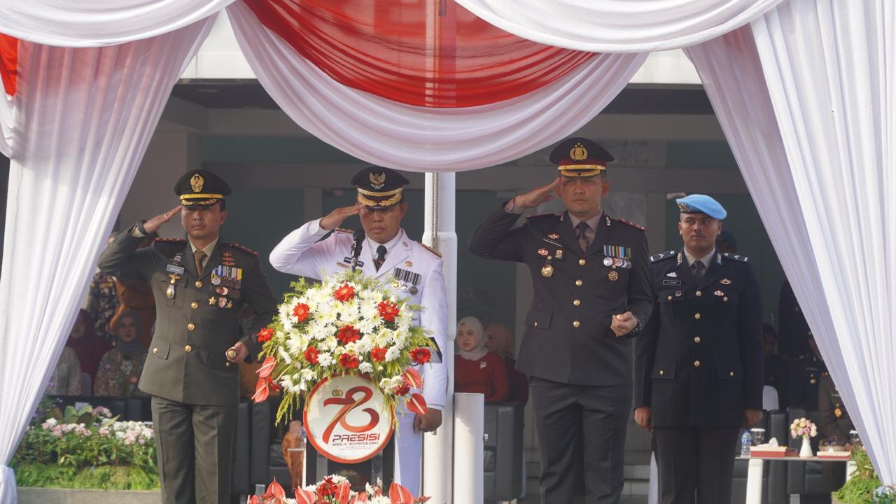 Polres Bogor Gelar Upacara Peringatan Hari Bhayangkara ke-78