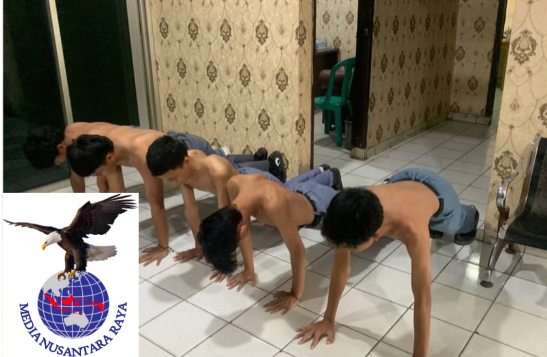 Dalam Rangka Operasi Cegah Tawuran Polisi Amankan 5 Pelajar Kedapatan Minum – Minuman Keras