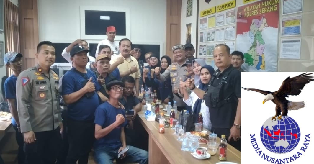 Bentuk Sinergitas Dengan Media Online Indonesia (MOI) Kapolres Serang Adakan Program “Ngariung Iman Ngariung Aman”