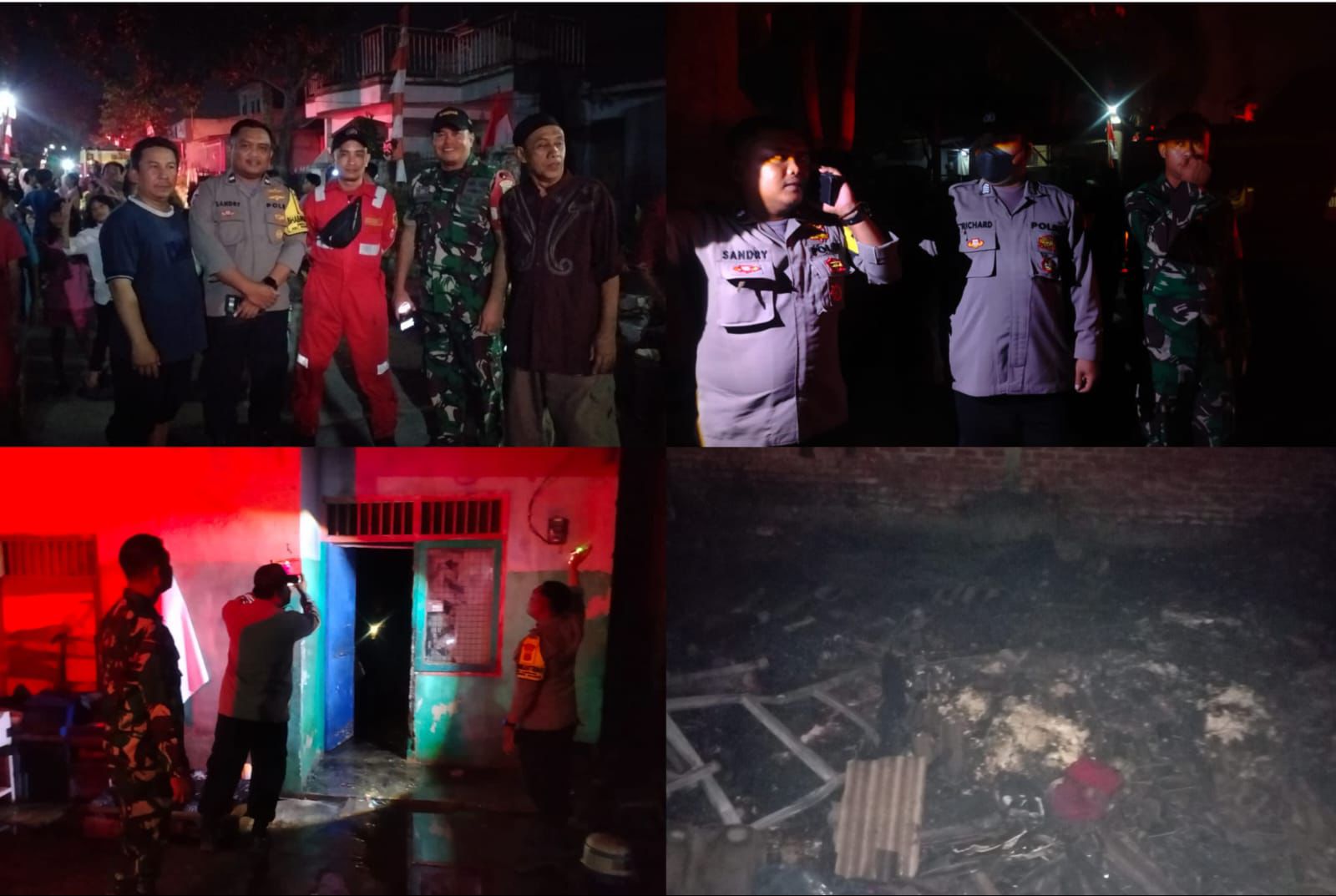 POLSEK PARUNG PANJANG BERSAMA INSTANSI TERKAIT TANGANI SERTA EVAKUASI TERKAIT KEBAKARAN DIPERUMAHAN PENDUDUK