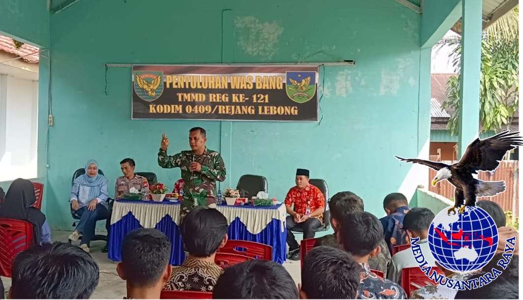 Satgas TNI Manunggal Bangun Desa TMMD Ke-121 Kodim 0409/Rejang Lebong di Desa Belumai Bengkulu