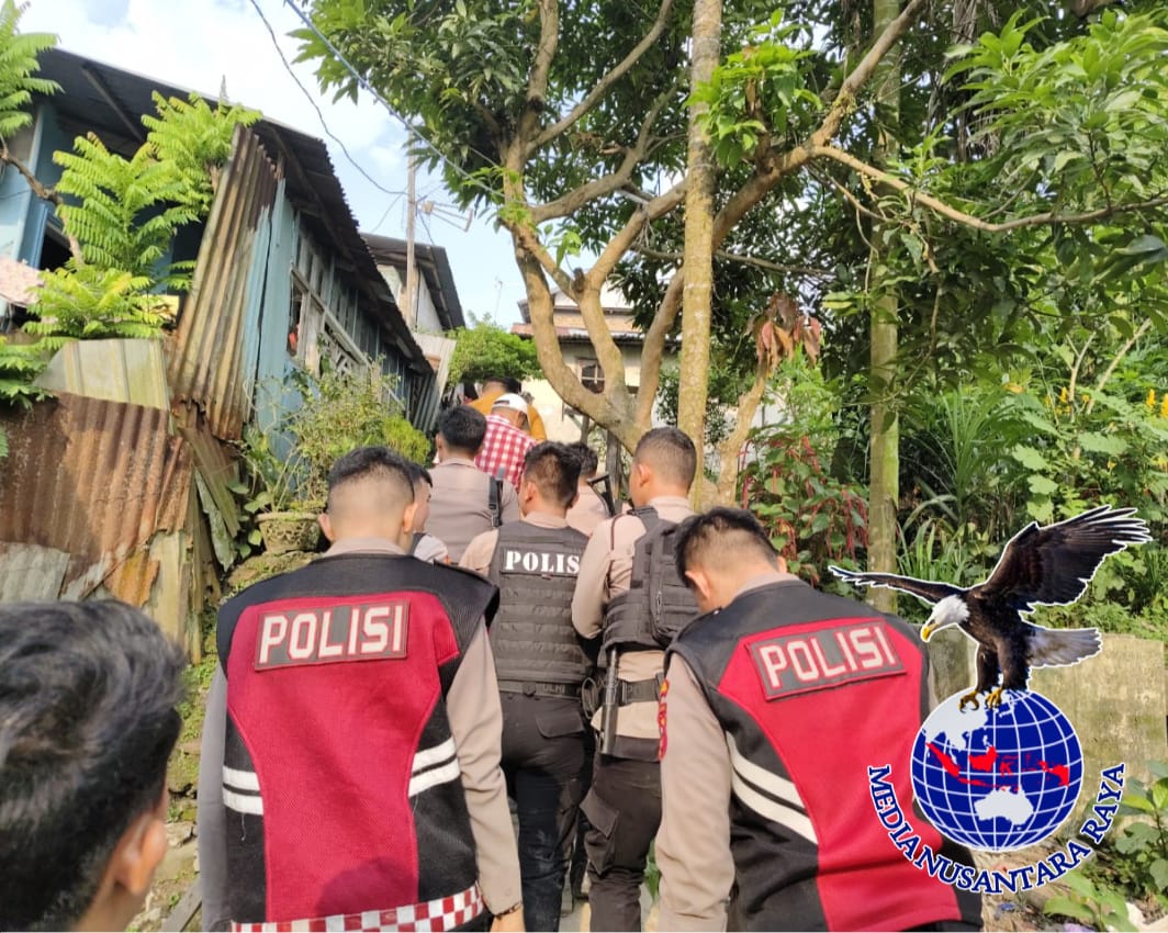 Kasat Samapta Polrestabes Medan pimpin Penggrebekan 3 Titik Lokasi Barak Narkoba di Kecamatan Medan Sunggal