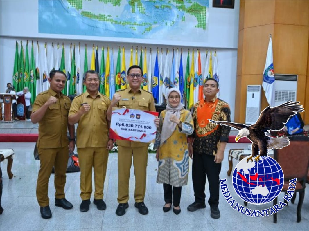 Sukses Pengendalian Inflasi Daerah Periode I ( Satu ), Pemkab Banyuasin Dapati Penghargaan dari Kemendagri