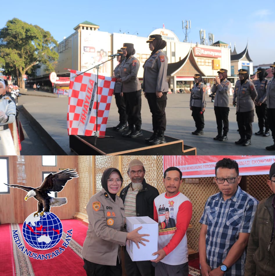 Rangkaian HUT Polwan ke 76, Ratusan Polwan Gelar Napak Tilas
