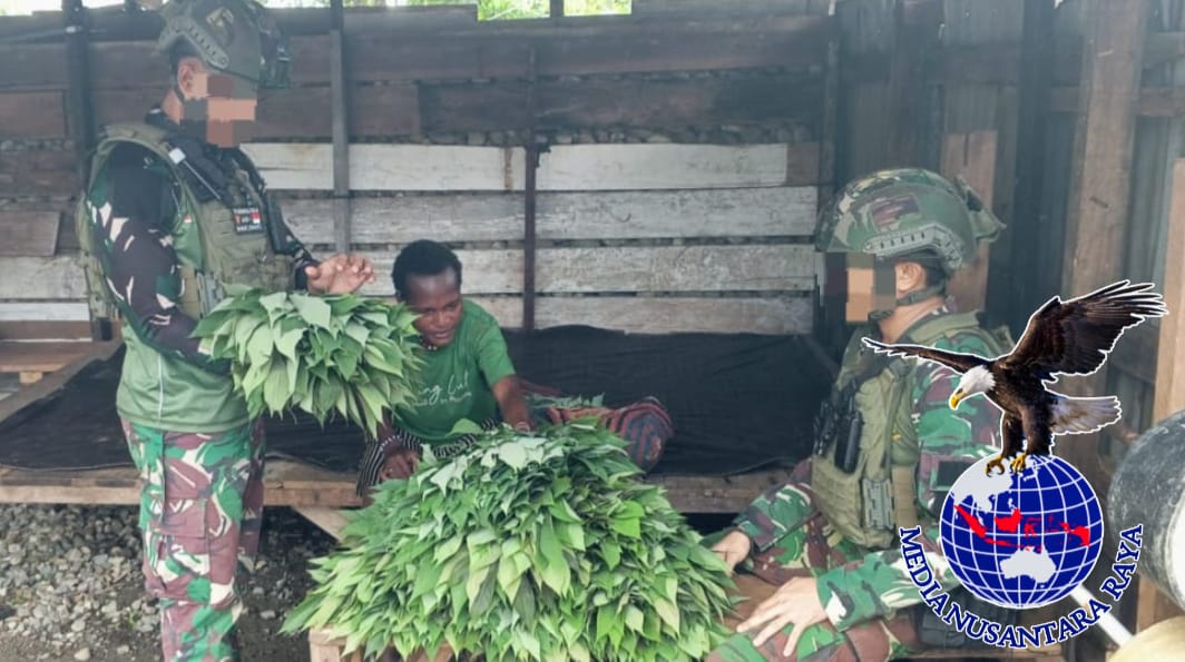 Rosita Marinir Habema Bantu Ekonomi Warga Dekai Papua
