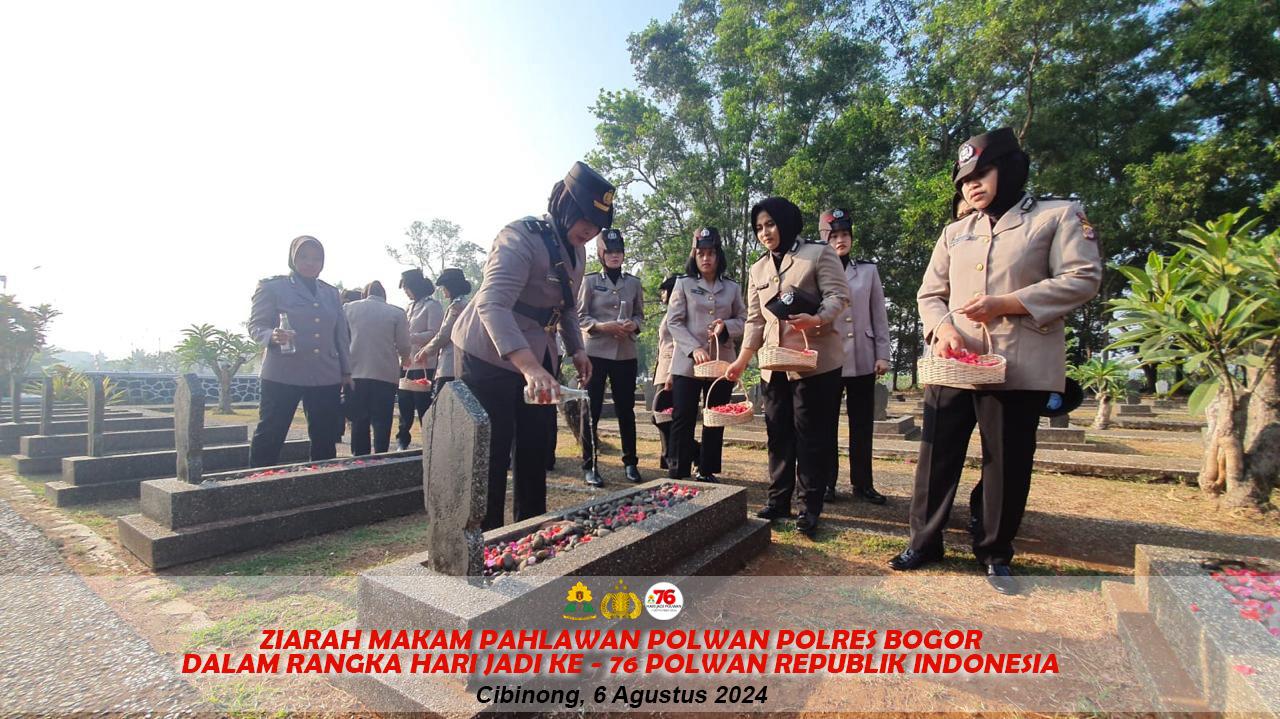 DALAM RANGKA HUT POLWAN YANG KE 76 TH TEPAT JATUH TGL 1 SEPTEMBER 2024 MENDATANG RANGKAIAN GIAT TELAH DI LAKSANAKAN POLWAN POLRES BOGOR