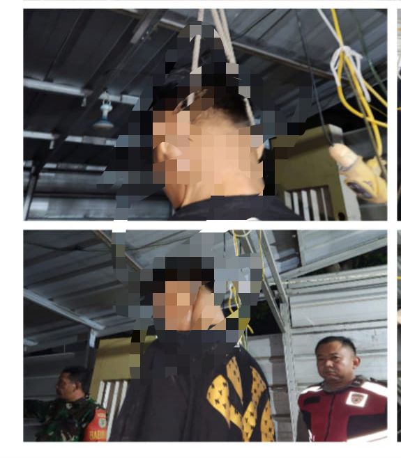 POLSEK CILEUNGSI BERSAMA INSTANSI TERKAIT CEK OLAH TKP TERKAIT PENEMUAN ORANG DIDUGA BUNUH DIRI