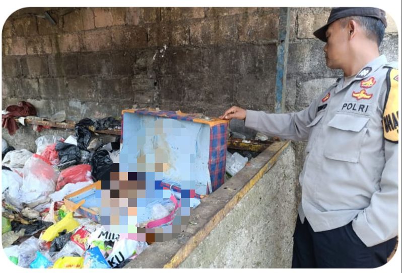 Polsek Cijeruk Bersama Instansi Cek Olah TKP Terkait Penemuan Mayat Bayi Di Area Pembuangan Sampah
