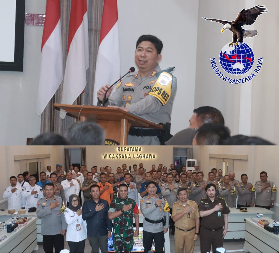 Kapolres Sukabumi Ingatan Pentingnya Komunikasi, Koordinasi dan Kolaborasi Dalam Pengaman Pilkada