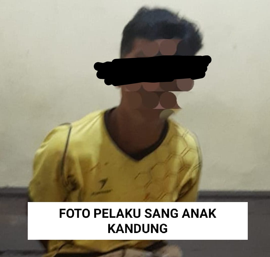 Kejam Seorang Anak Gorok Leher Ayah Kandungnya 