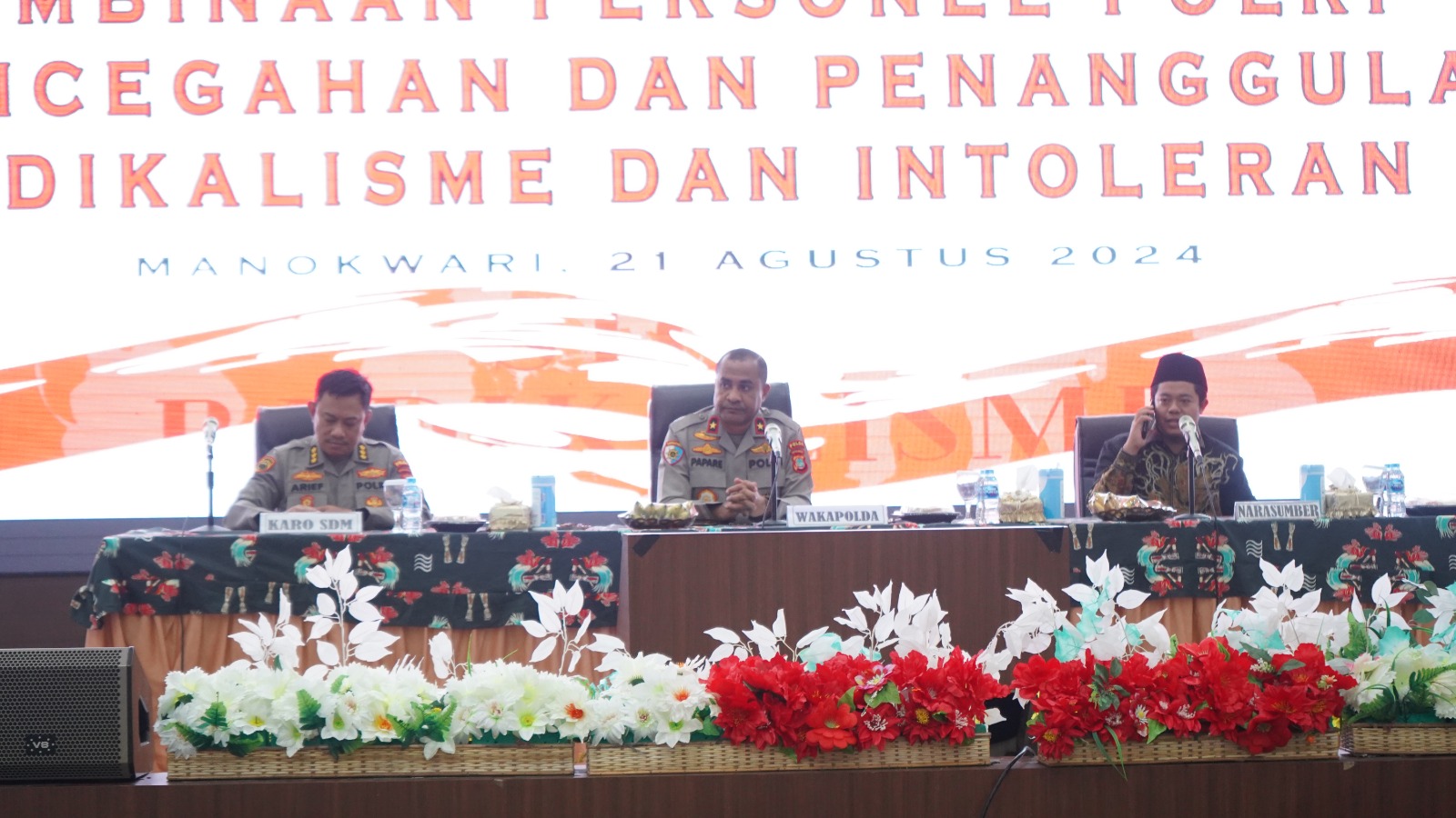Cegah Paham Radikalisme dan Intoleransi, Polda Papua Barat Gelar Pembinaan Personel Polri