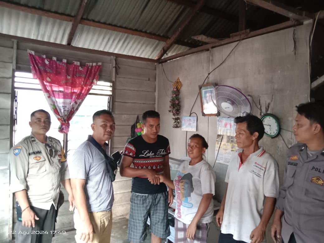 “Polsek Raya Kahean Berhasil Mediasi Kasus KDRT di Dusun III Nagori Panduman Secara Kekeluargaan”