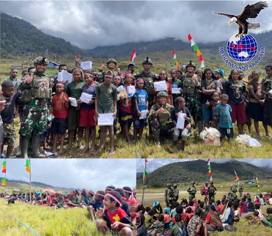 Prajurit Habema dan Warga Kalibuk Meriahkan Berbagai Lomba HUT Ke-79 RI