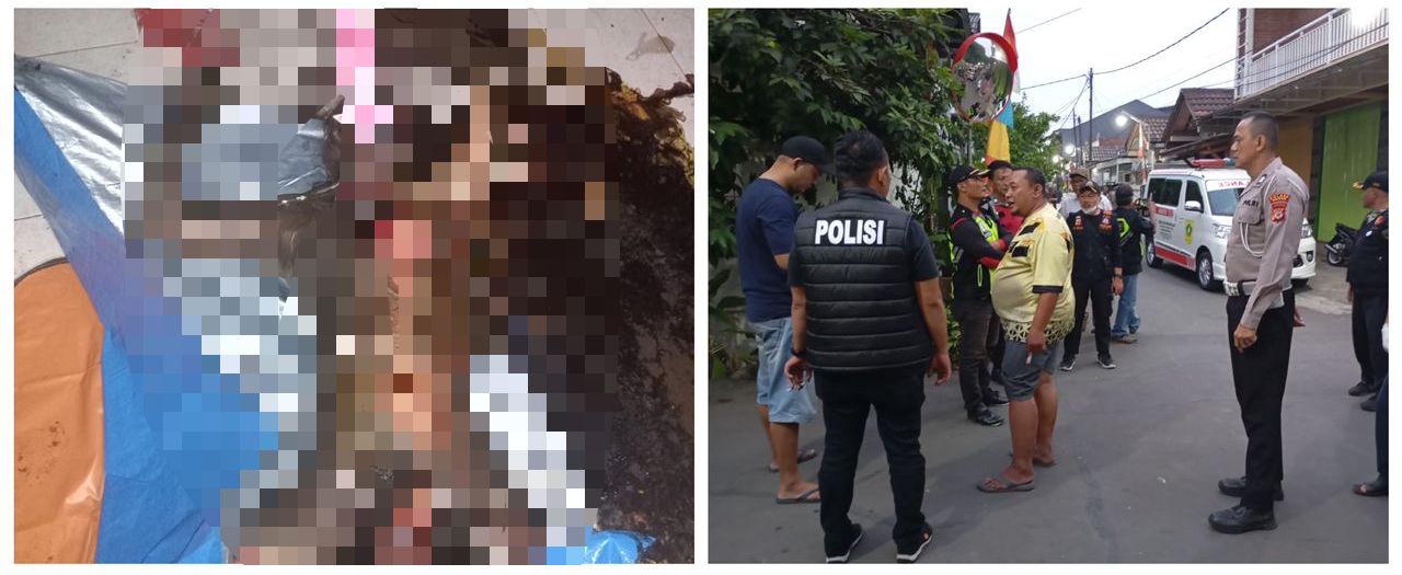 Polsek Gunung Putri Bersama Team INAFIS Polres Bogor Lakukan Olah TKP Terkait Penemuan Mayat Membusuk di Perumahan Bumi Mutiara