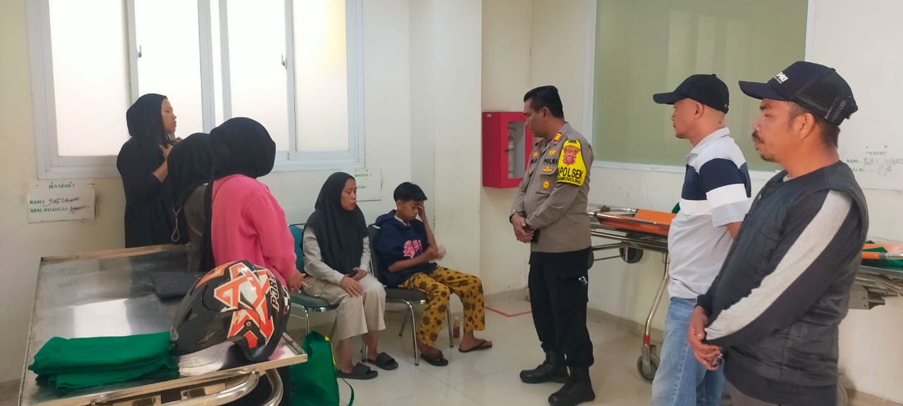 Polsek Megamendung Lakukan Cek orang meninggal di RSUD Diduga akibat Penganiayaan