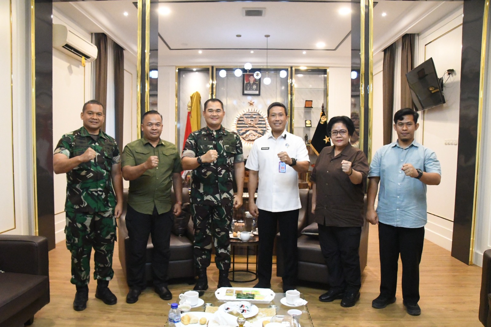 Korem 044/Gapo Dukung Penuh Program P4GN BNN Prov. Sumsel