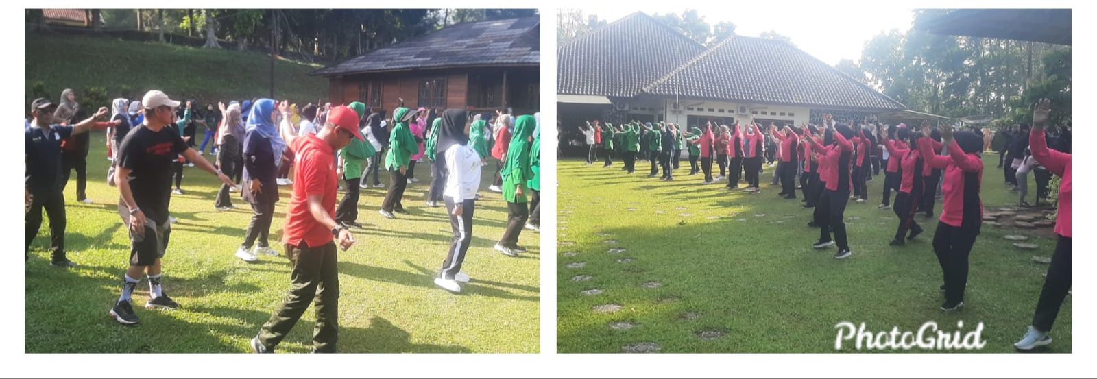 Polsek Nanggung Bersama Bhayangkari Polsek Nanggung,Persit dan PWAT PT Antam Tbk Laksanakan Giat Olah Raga Bersama dalam Menjalin Silaturahmi dan Jaga Kondusifitas