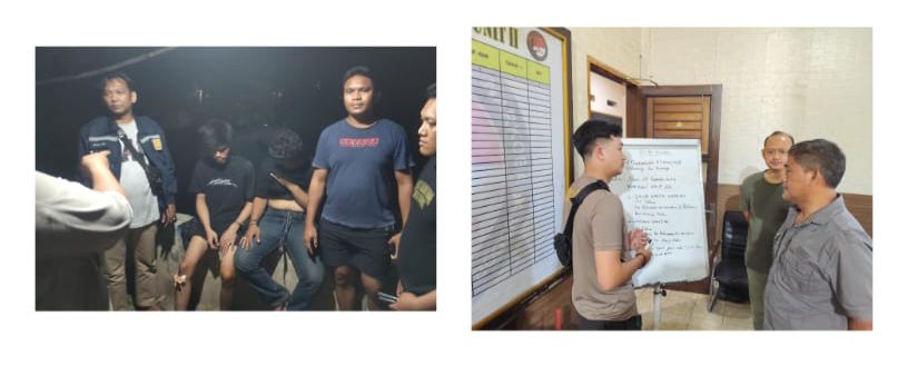 Polsek Kemang Amankan Dua Orang Laki-laki Yang Diduga Hendak Mengambil Tempelan Sabu-sabu
