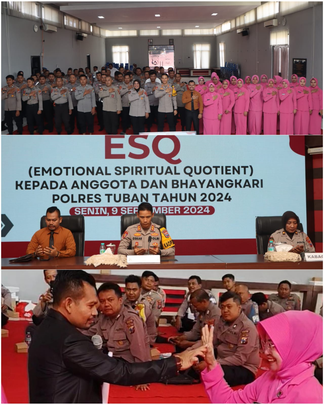 Kapolres Tuban: Booster Mental Anggota dan Bhayangkari Secara Berkala Minimalisir Pelanggaran