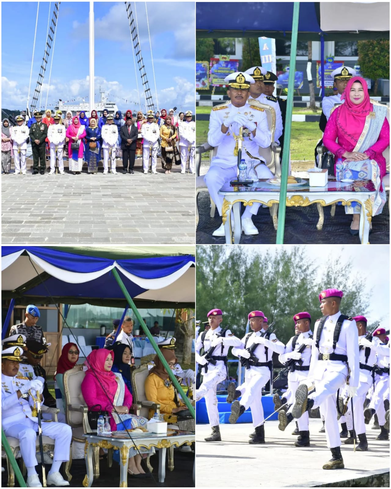 Komandan Pasmar 3 Hadiri Upacara Perayaan HUT TNI AL Ke-79 Tahun 2024