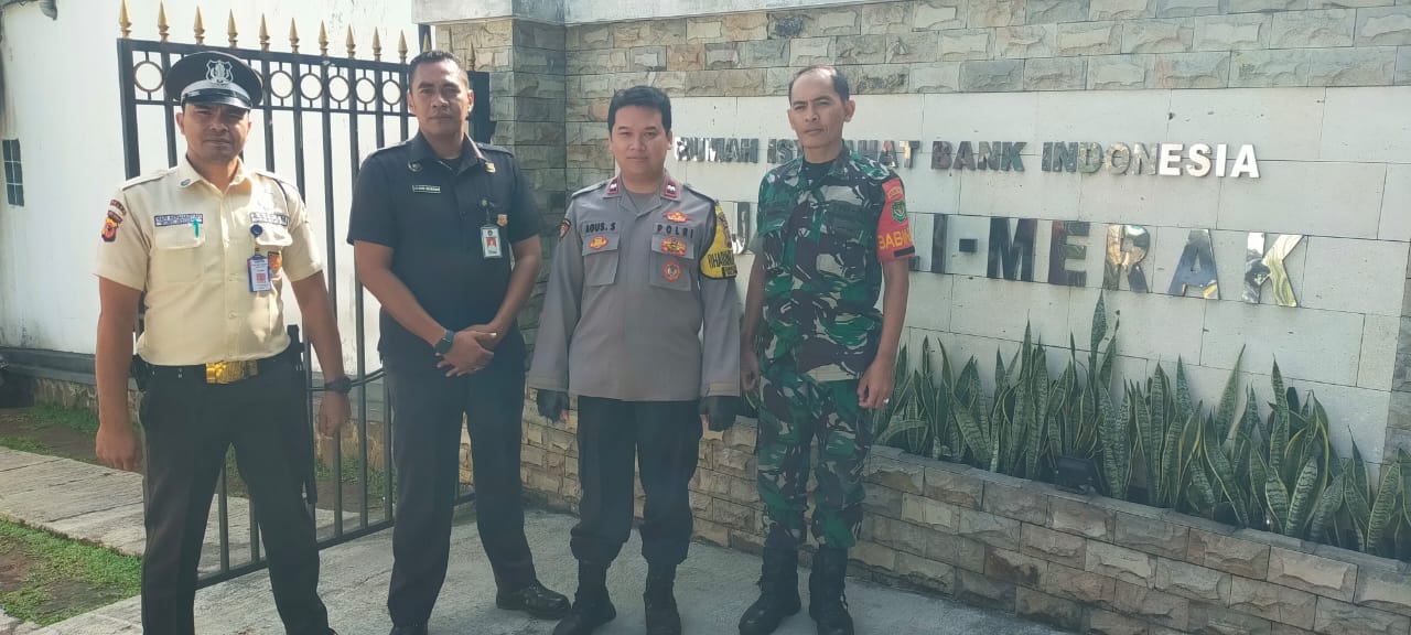 SINERGITAS TNI POLRI LAKUKAN SAMBANG DAN BERIKAN HIMBAUAN KAMTIBMAS KEPADA SECURITY