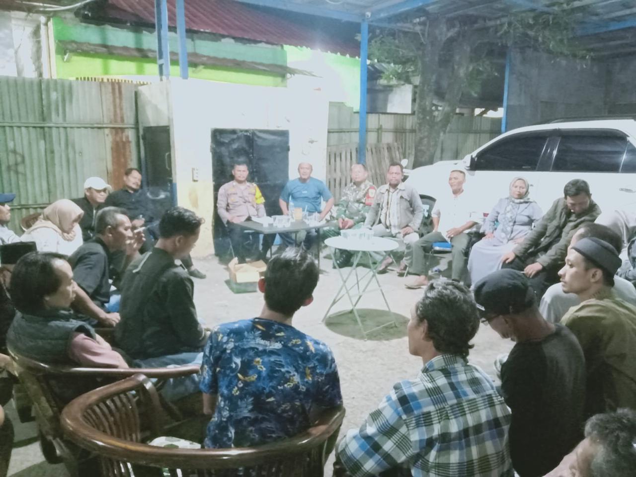 Polsek Ciampea Turut Hadir Dalam Rangka Musyawarah Terkait Terjadinya Tungku Logam PT CV Mitra Usaha Jaya Abadi Meledak