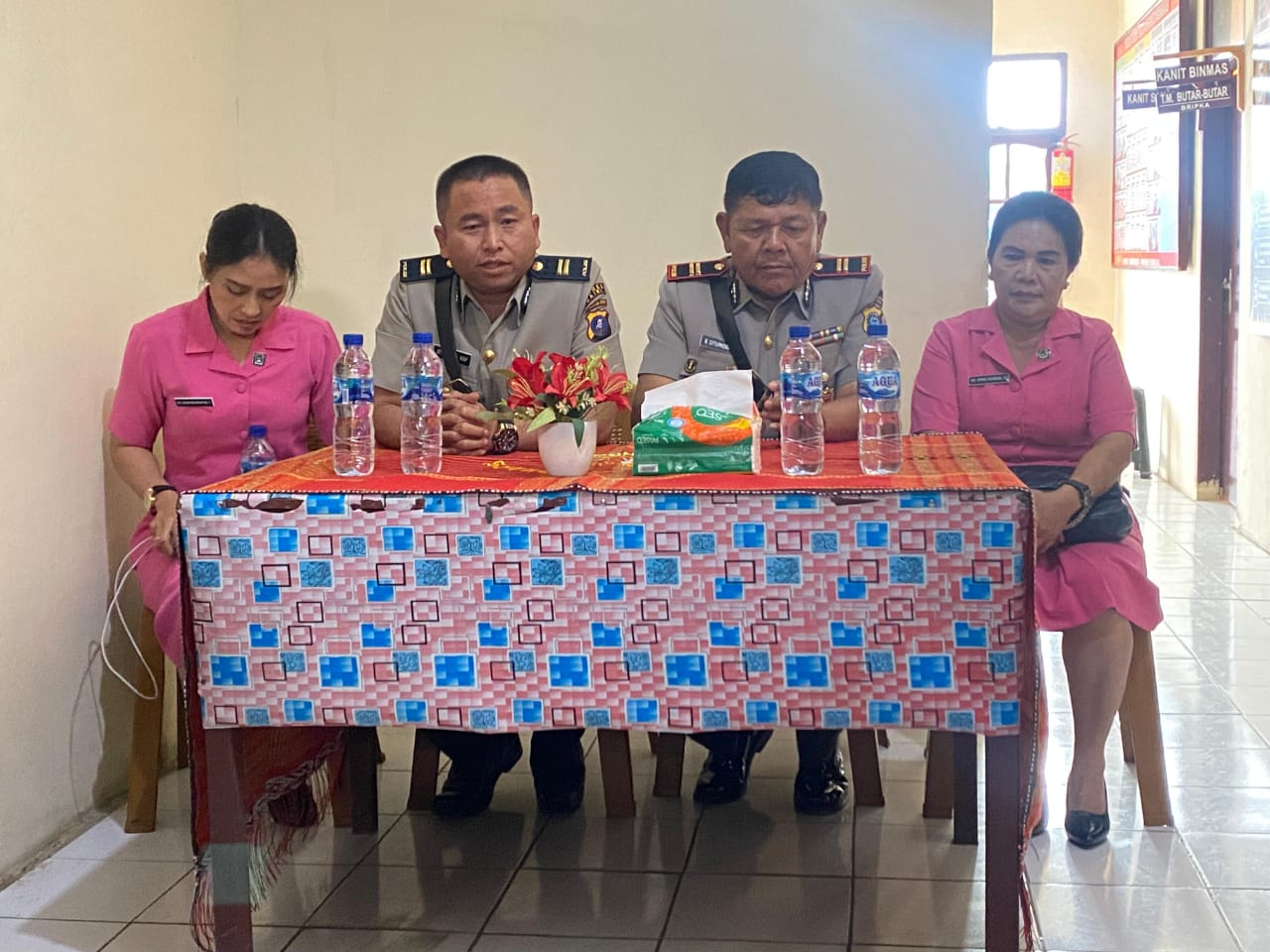 Hari Pertama Tugas, Ini Arahan Kapolsek Parbuluan Kepada Personelnya