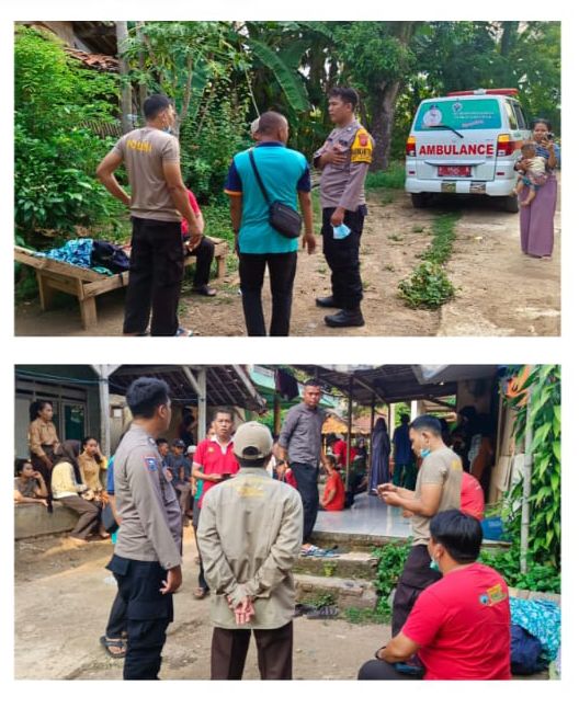 POLSEK TANJUNGSARI TINDAK LANJUTTI CEK TKP DAN INVESTIGASU TERKAIT TENGGELAMNYA PELAJAR SEKOLAH
