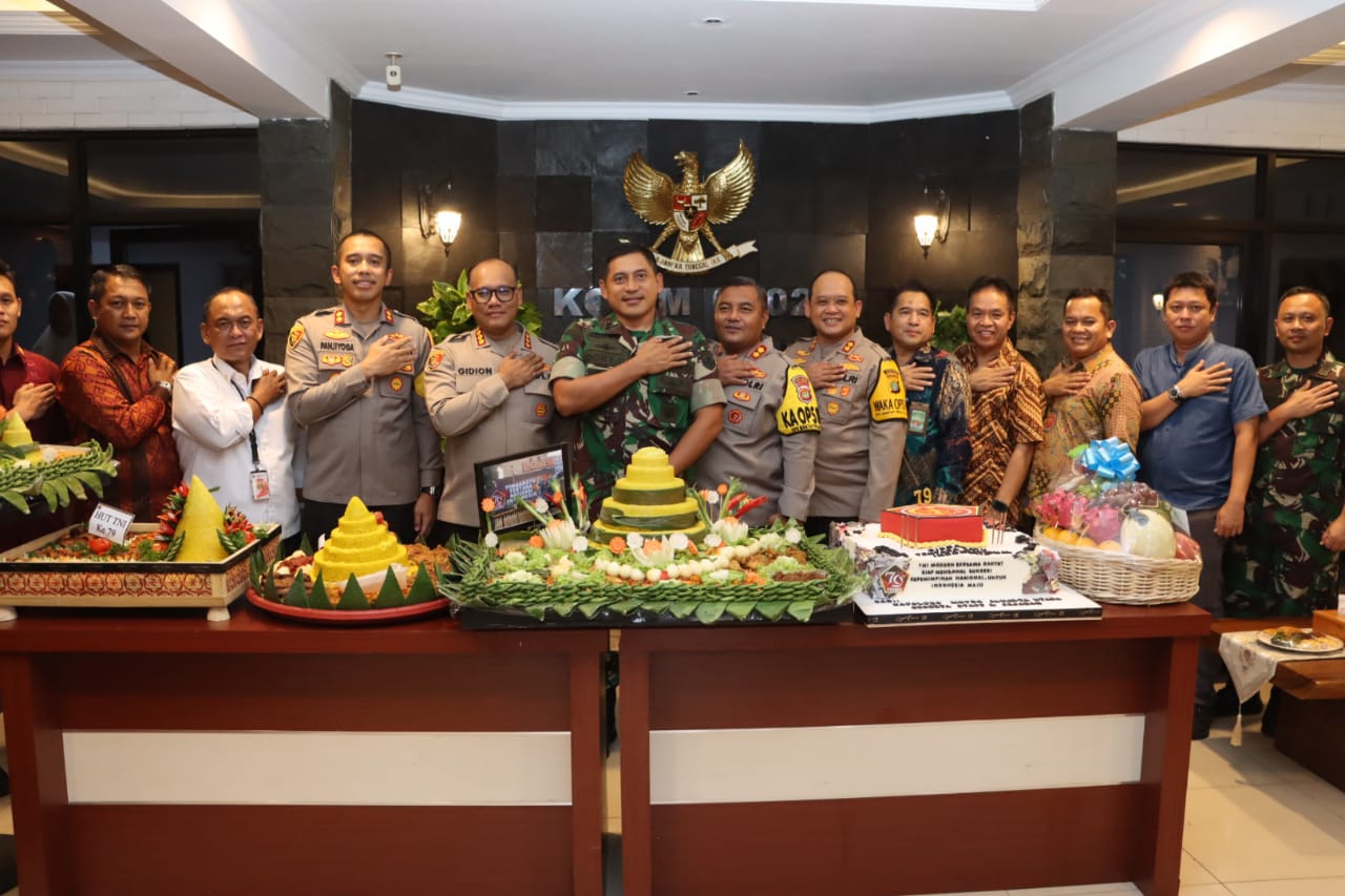 Kapolres Pelabuhan Tanjung Priok Bersama Forkopimko Jakarta Utara: Dirgahayu TNI ke-79 Tahun